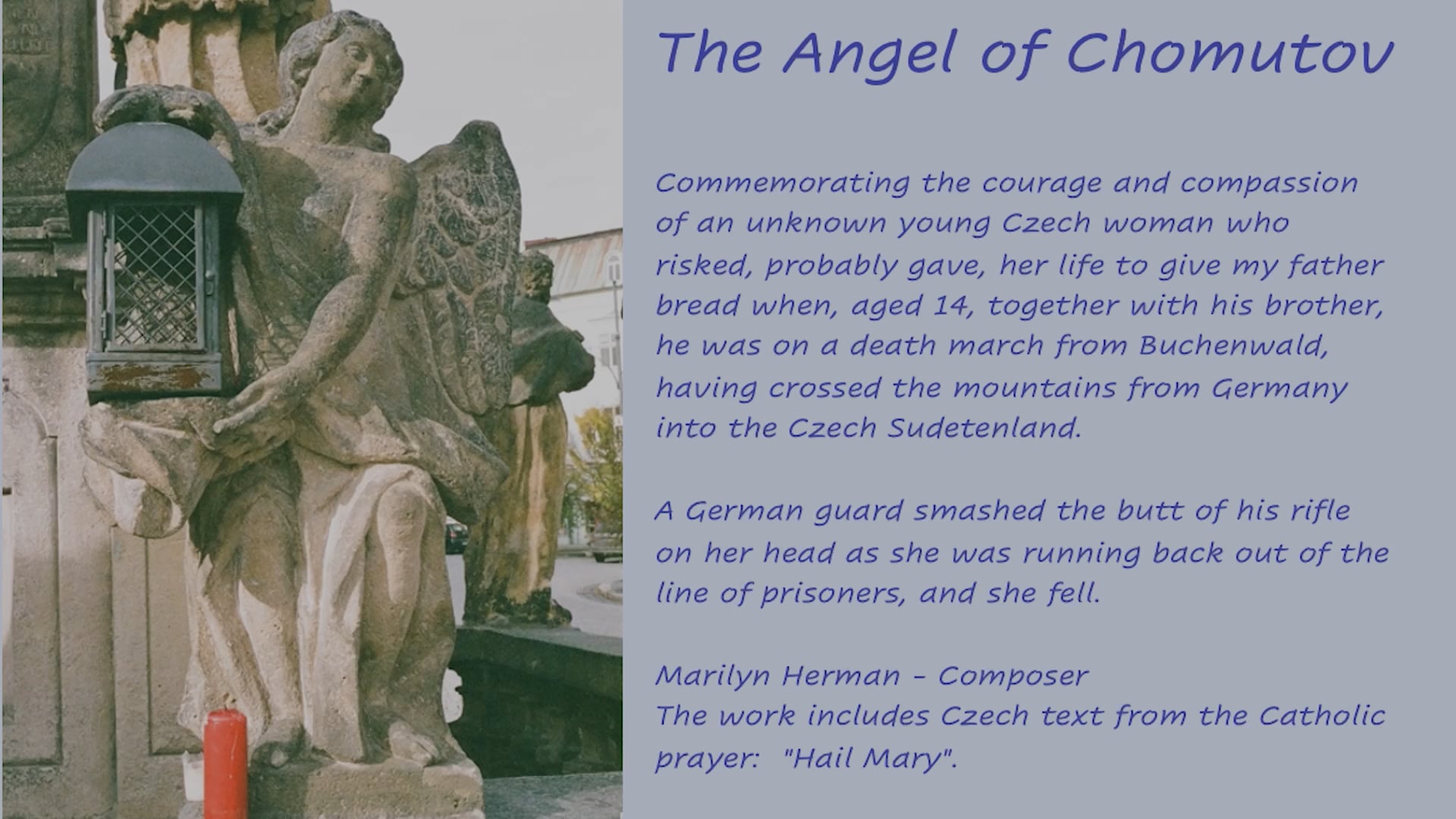 The Angel of Chomutov