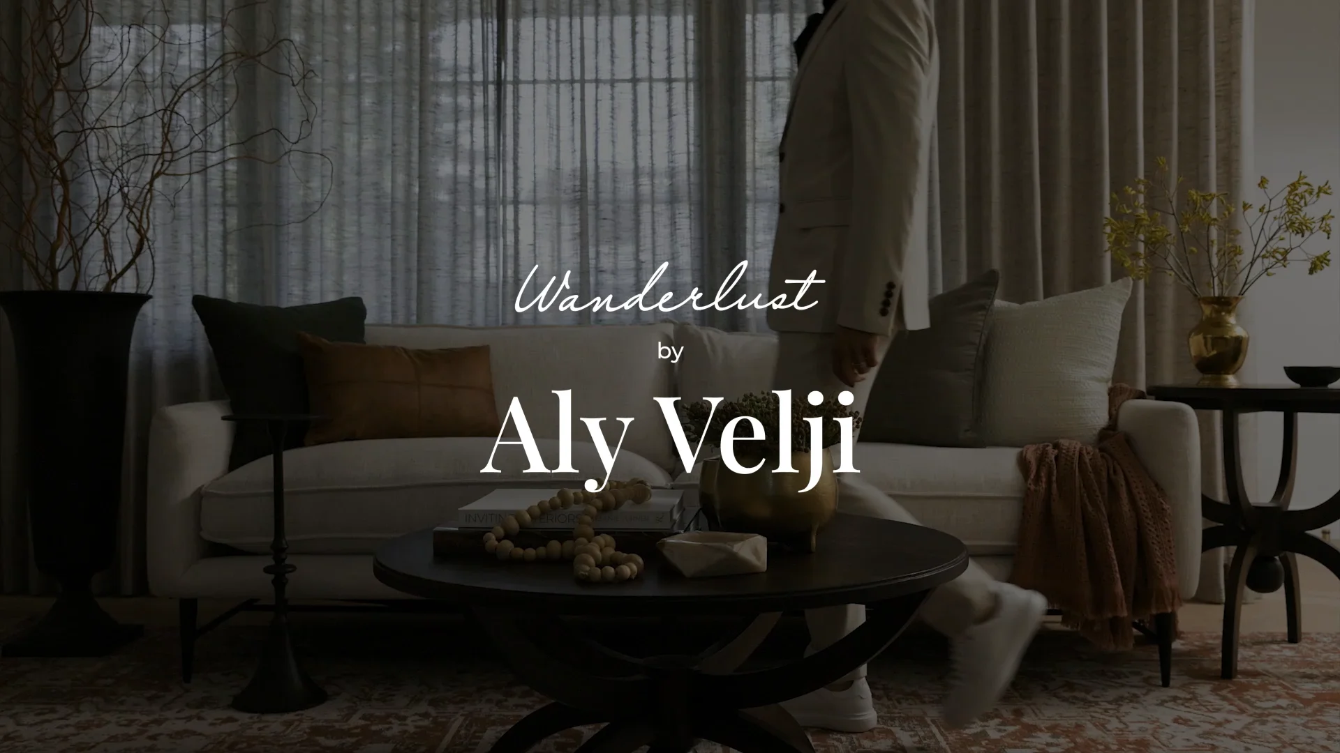 Aly Velji Rugs - Cream/Cinnamon/Green | Urban Barn