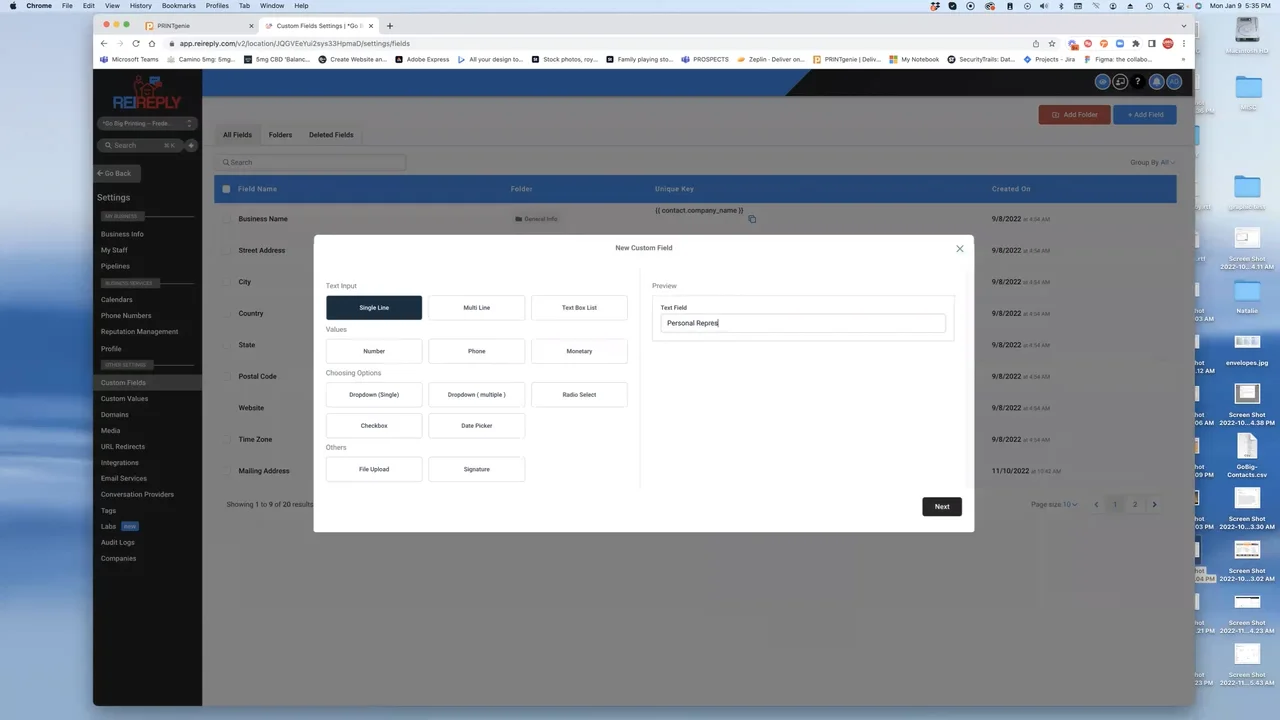 How to add custom fields in REI Reply on Vimeo