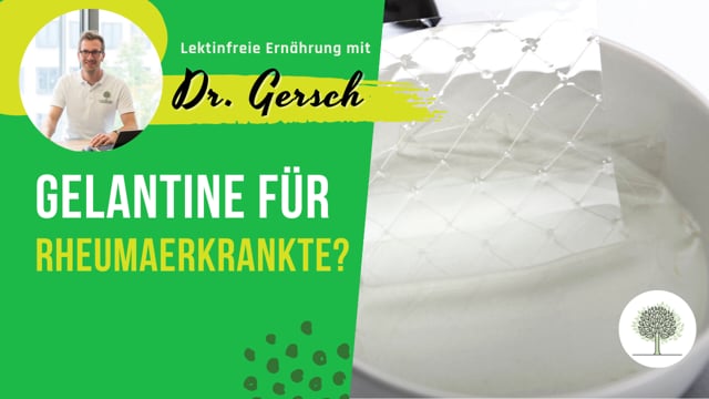 Ist Gelantine gut für Rheumakranke?