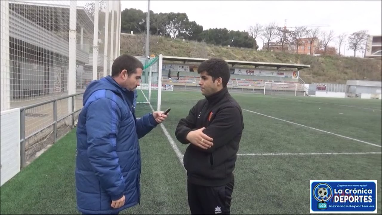 FRAN JURADO (Entrenador Montecarlo) UD Montecarlo 1-1 SD Borja / Jornada 14 / Regional Preferente Gr 2 / Fuente: YouTube Raúl Futbolero