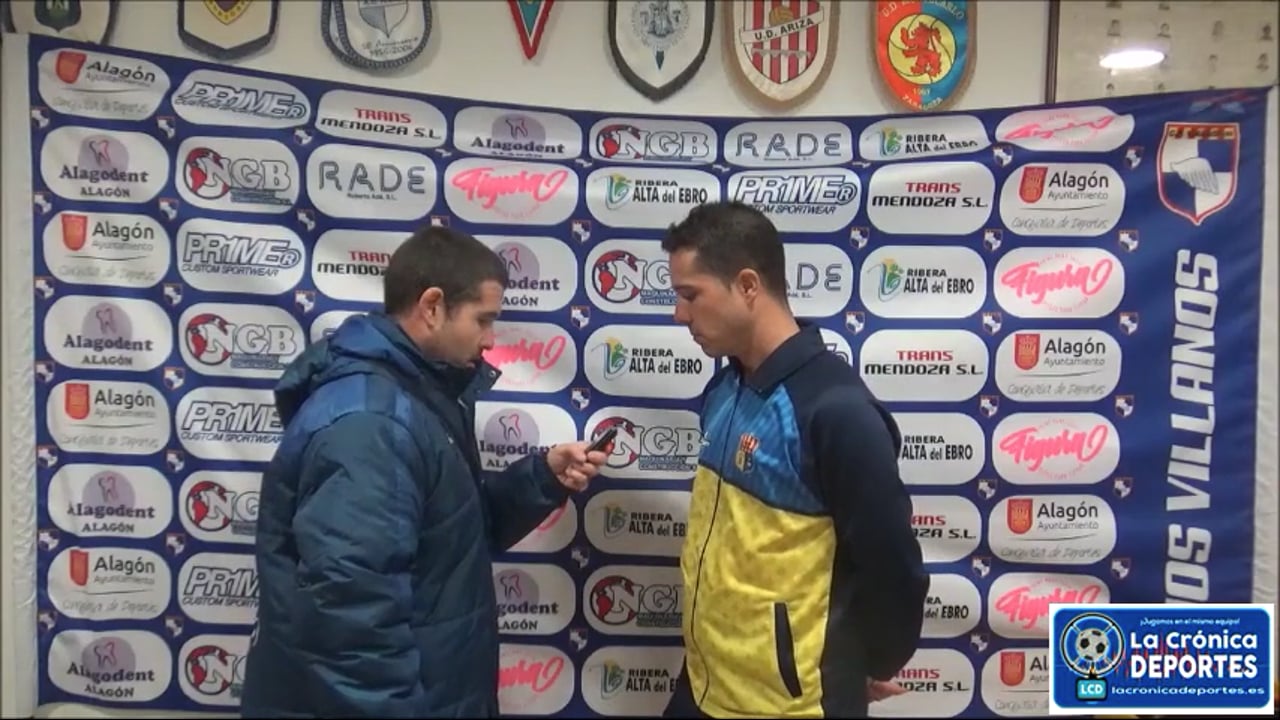 CARLOS AGUERRI (Entrenador Santa Anastasia) Villa de Alagón 1-3 Santa Anastasia / Jornada 14 / Regional Preferente Gr 2 / Fuente: YouTube Raúl Futbolero