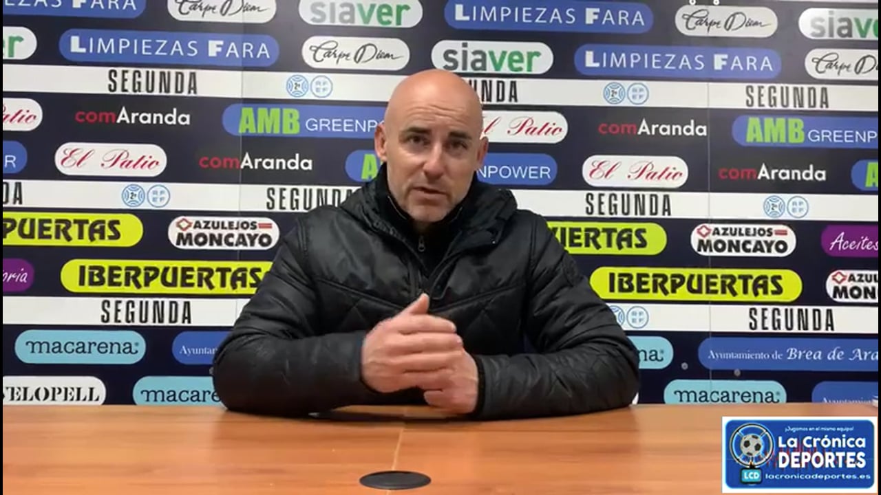 DANI MARTÍNEZ (Entrenador Brea) CD Brea 2-0 CD Alfaro / Jornada 16 / 2ª RFEF - Grupo 2 / Fuente: CD Brea 