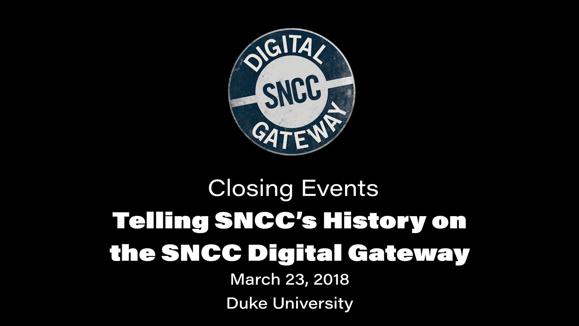 SNCC Anniversary Conferences And SLP Events - 60th SNCC Digital Gateway ...