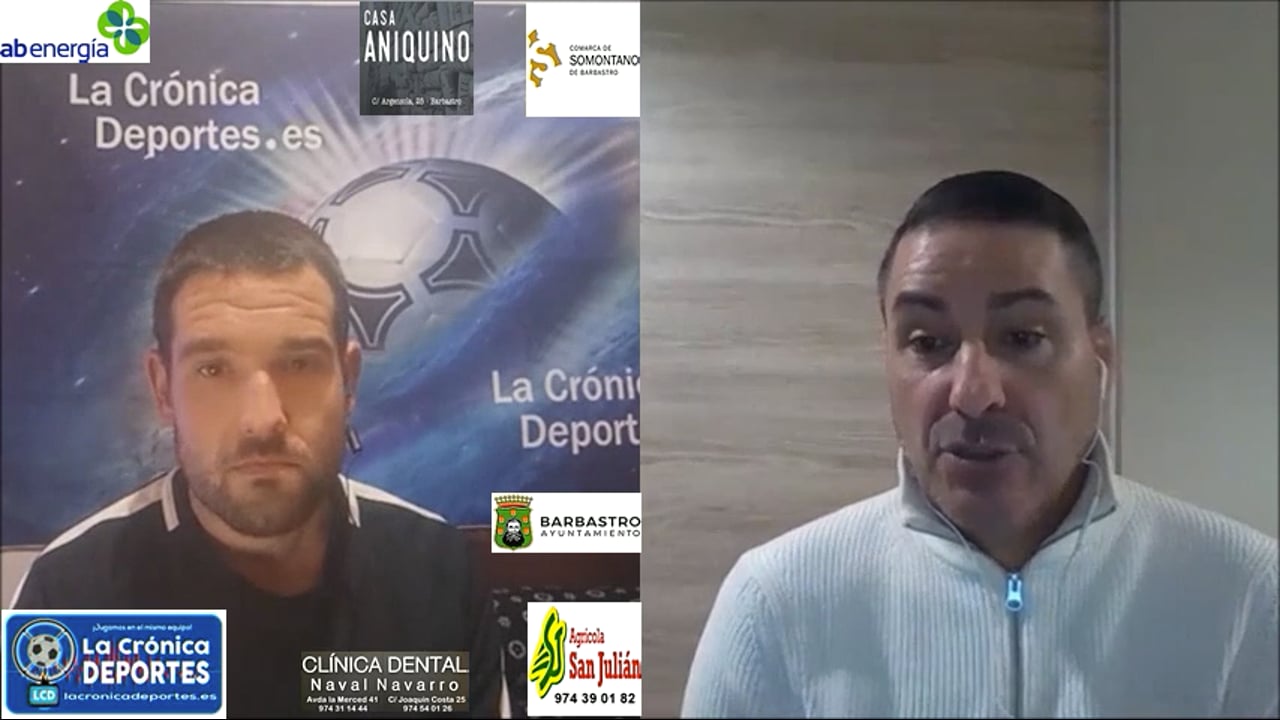 "Jornada 12" Análisis Regional Preferente Gr 1 / MARIO VICIEN (Entrenador Ontiñena)