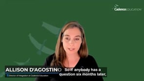 Cadence Education - Customer Success Story (Allison D'Agostino - M&A Integration)