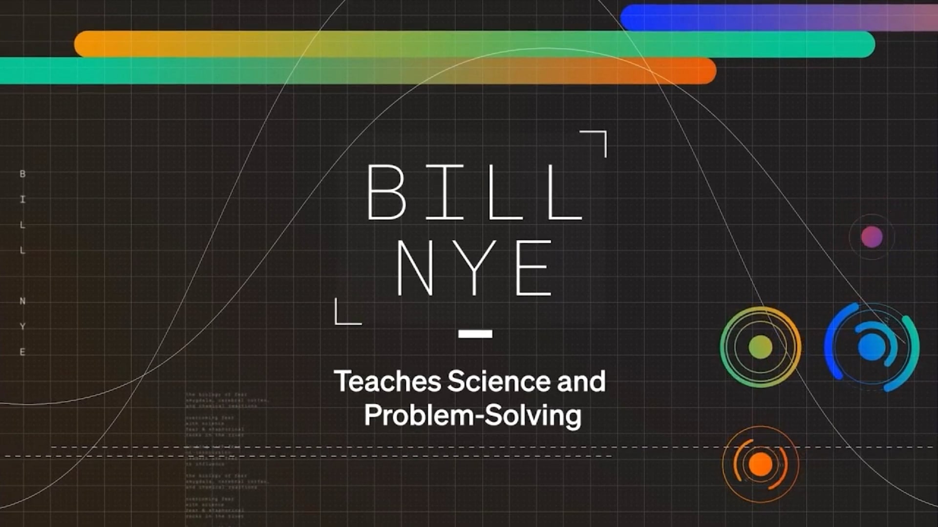 MasterClass: Bill Nye Graphics Package