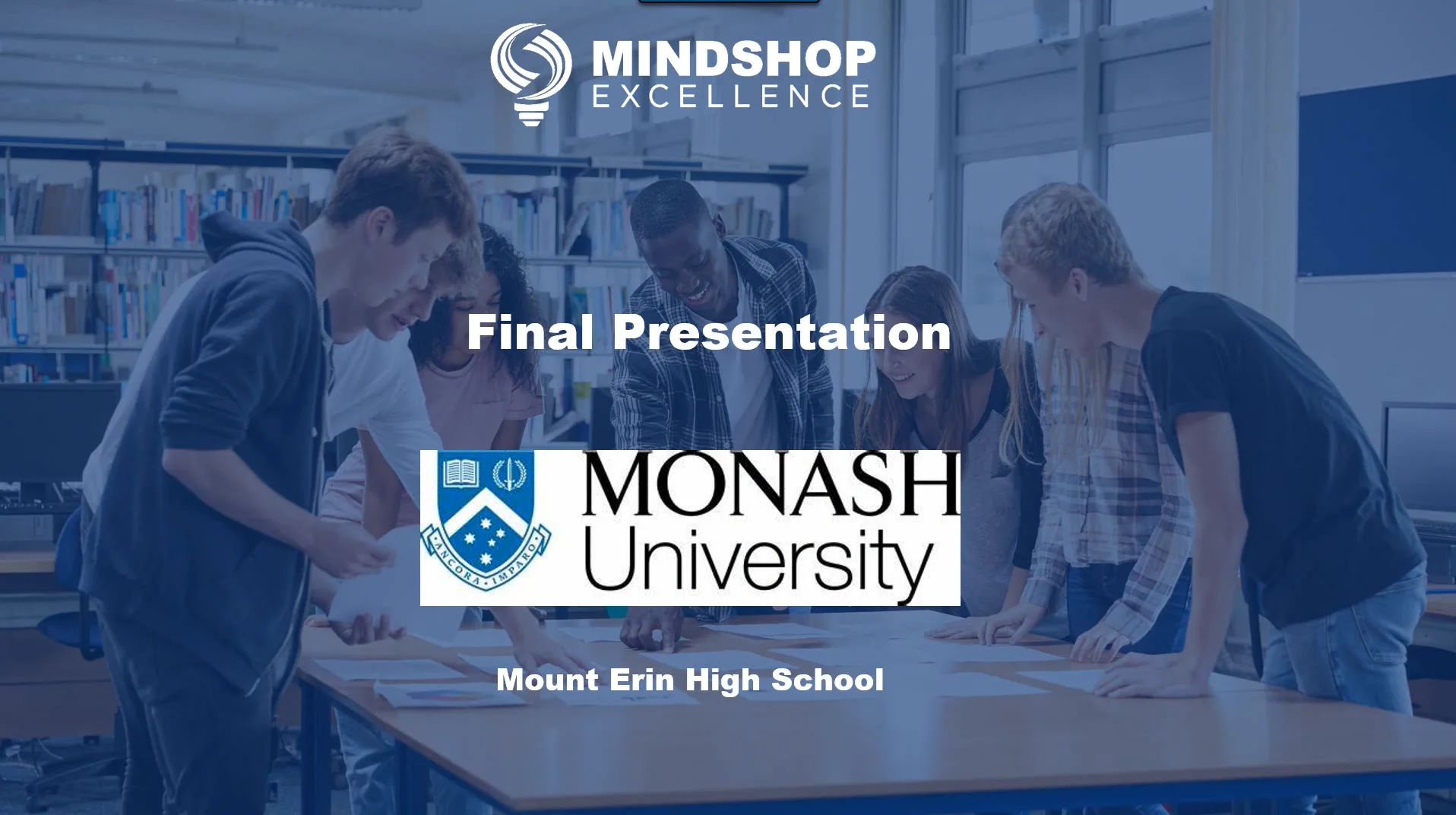 Mindshop Excellence typical student presentation on Vimeo