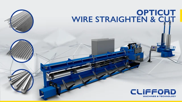 Wire Straightening and Cutting Machine for Sale, Straighten and Cut Wire