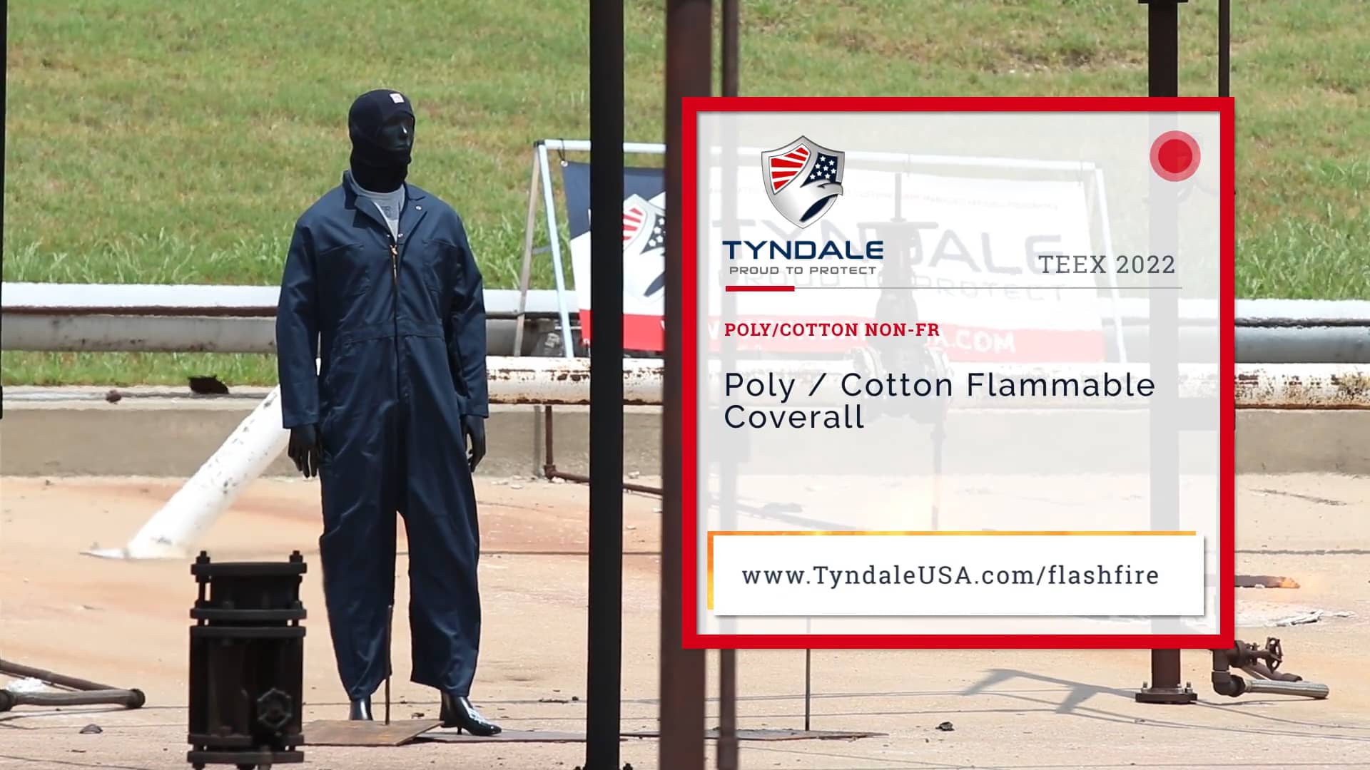 Poly/Cotton Flammable Coverall on Vimeo