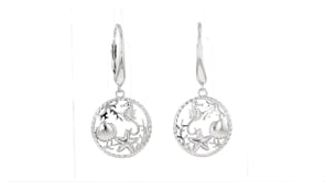 Sterling Silver Sea Life Drop Earrings