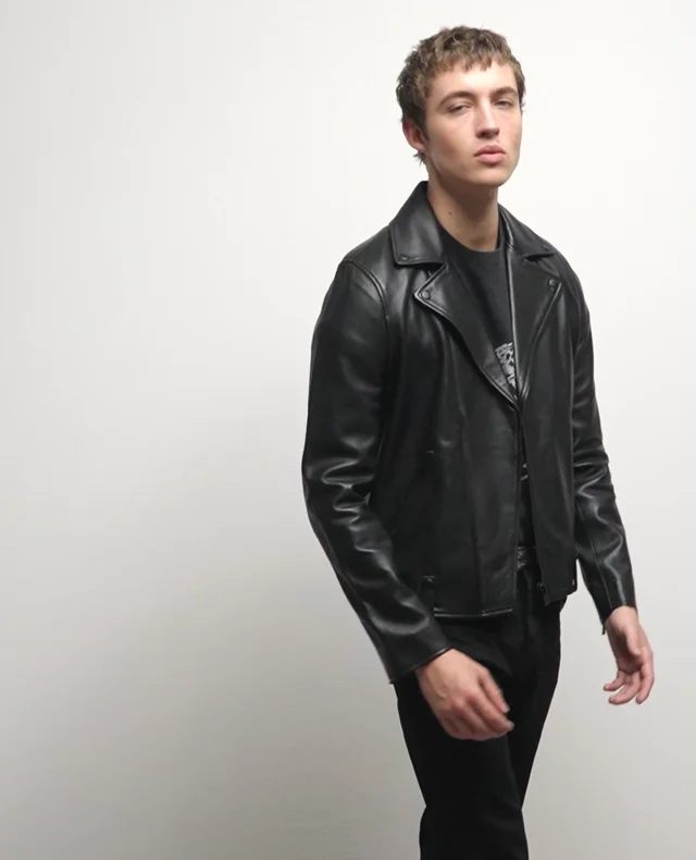 Kooples leather shop jacket