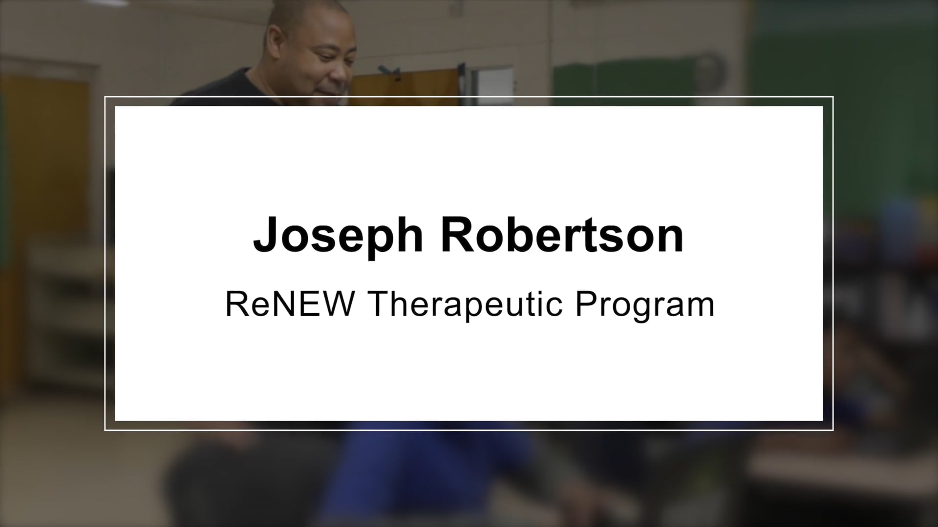 Joseph Robertson ReNEW Feature Teacher on Vimeo