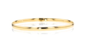 Italian 14kt Yellow Gold Bangle Bracelet