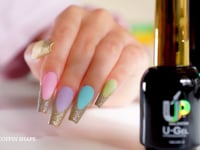 Nail Designs with Long Coffin Shape