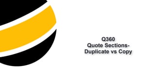 Quote Duplicate vs Copy