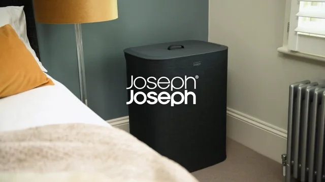 Cesto de Ropa de Fácil Vaciado Gris 90L - Tota - Joseph Joseph