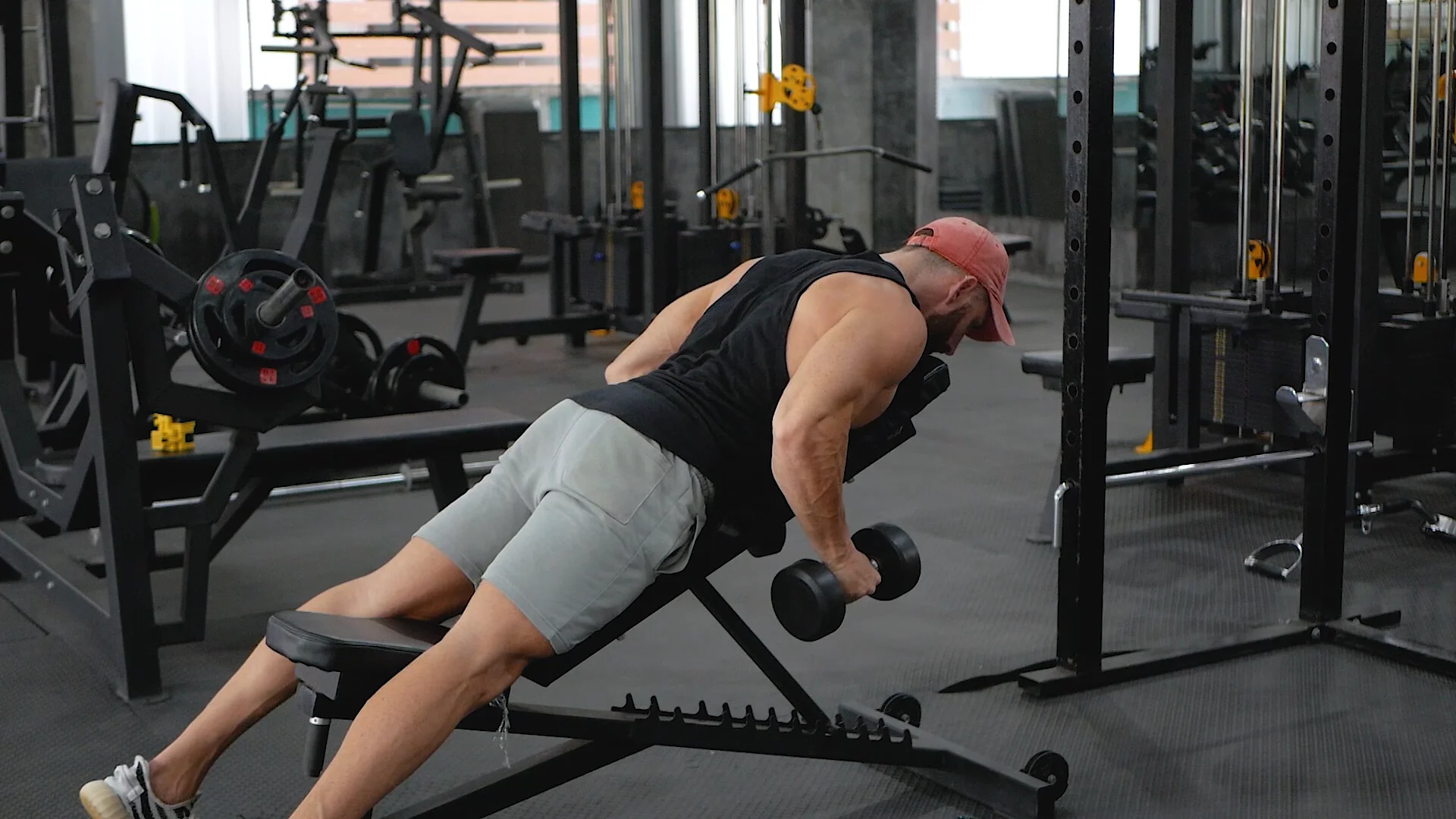 Incline Dumbbell triceps kickback VO on Vimeo