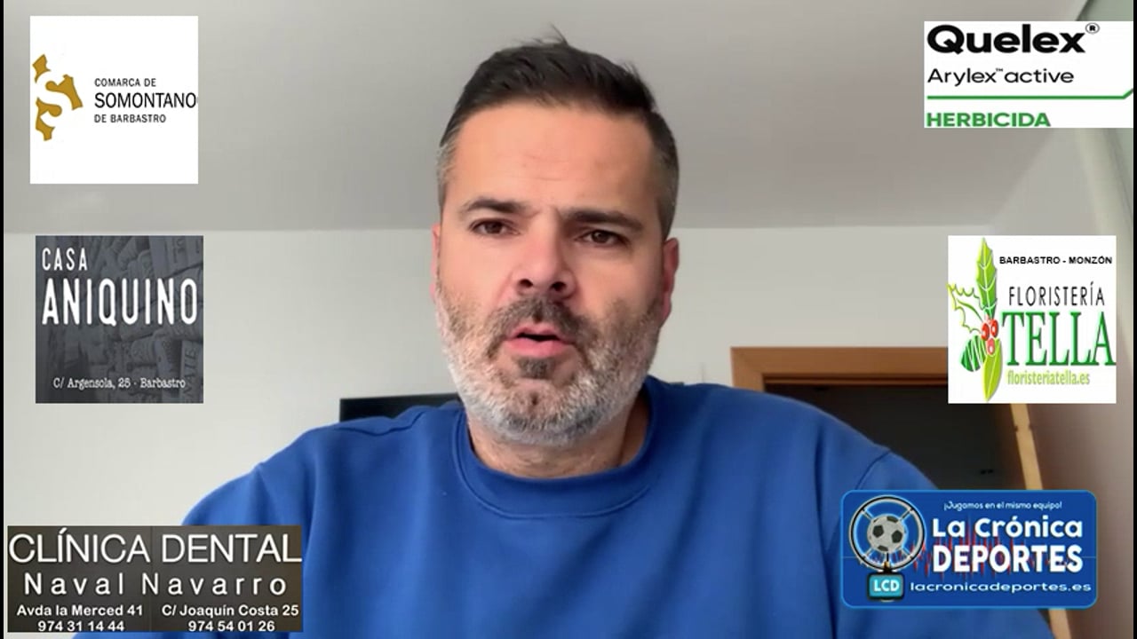 MOISÉS GUTIÉRREZ (Entrenador Caspe) CD Caspe 1-1 CD La Almunia / Jornada 16 / 3ª División