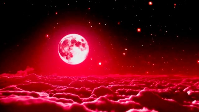 Moon Red Clouds - Free Video On Pixabay - Pixabay