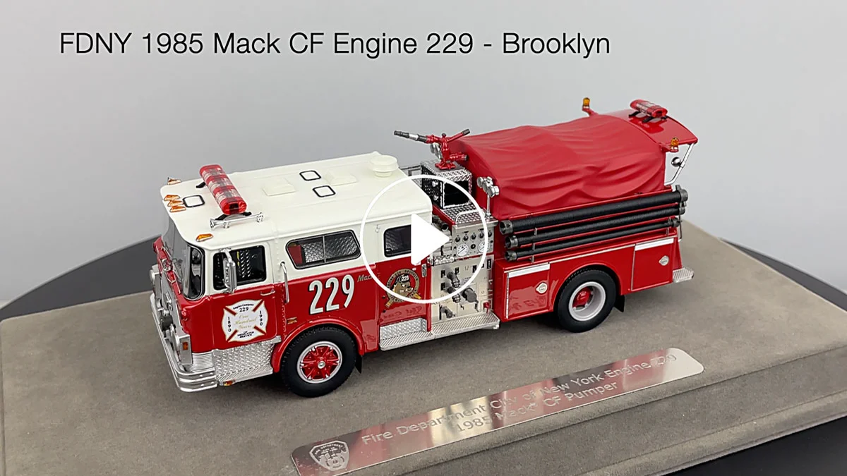 Fire Replicas FDNY 1985 Mack® CF Pumper - Engine 229 - Brooklyn