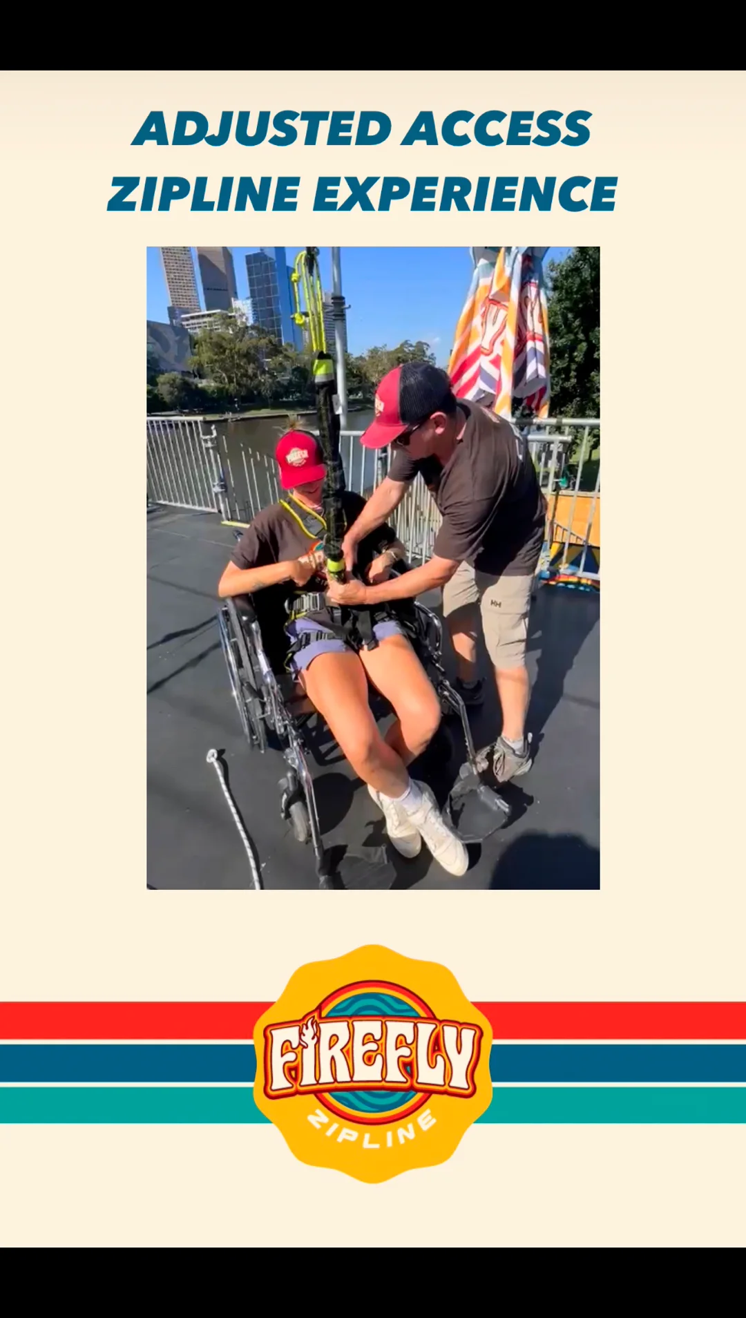 Firefly Zipline Wheelchair Access on Vimeo