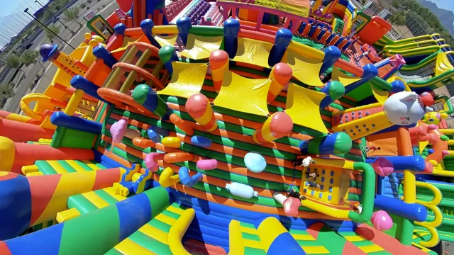 FUNBOX — The World's Biggest Bounce House — is at Park Meadows Mall