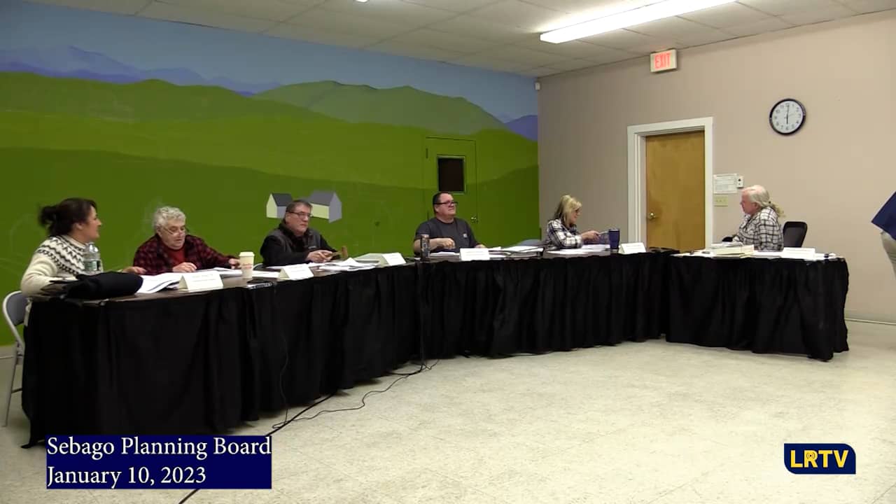 Sebago Planning Board 1102023 on Vimeo