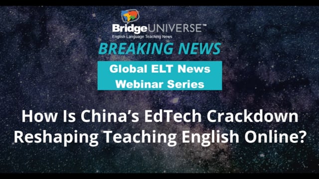 How Is China's EdTech Crackdown Reshaping Teaching English Online?
