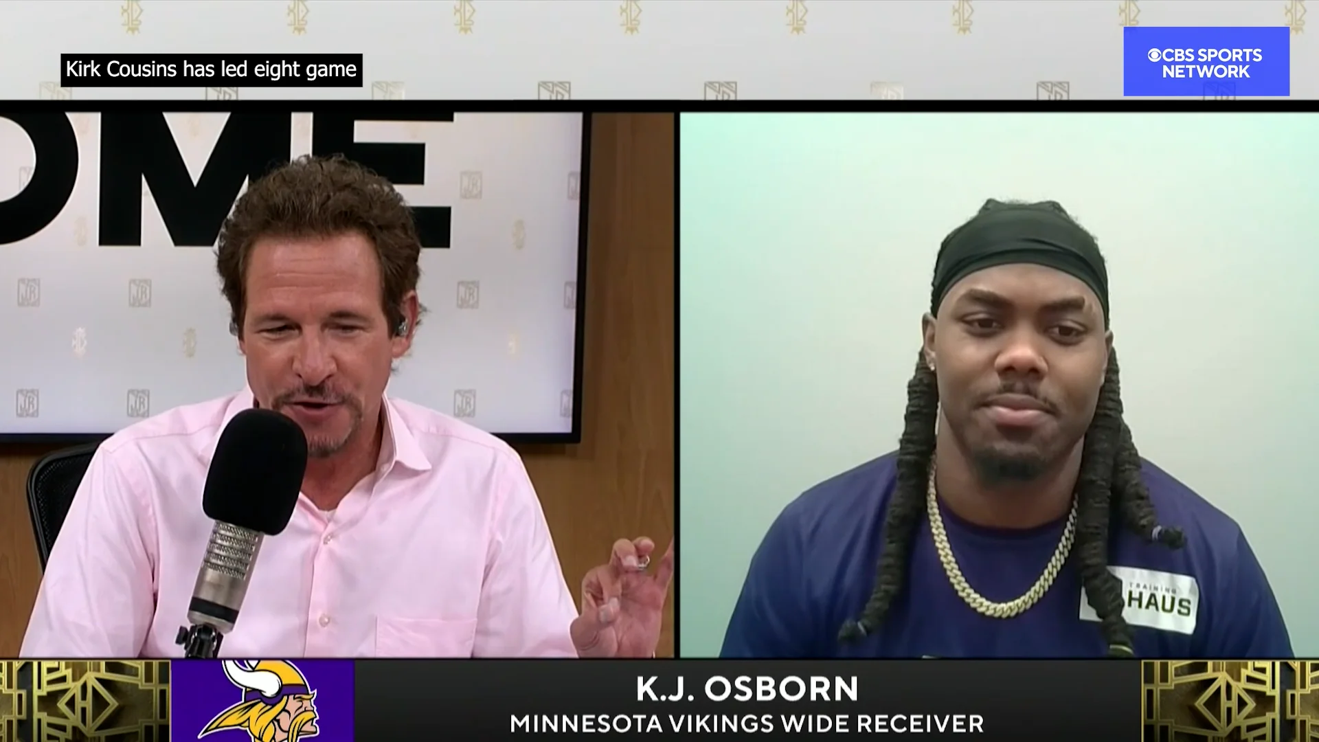 The Jim Rome Show: K.J. Osborn On Kirk Cousins Delivering in Late