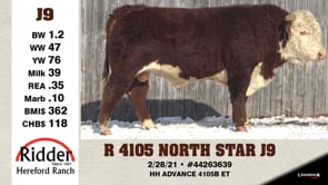 Lot #J9 - OUT -- R 4105 NORTH STAR J9
