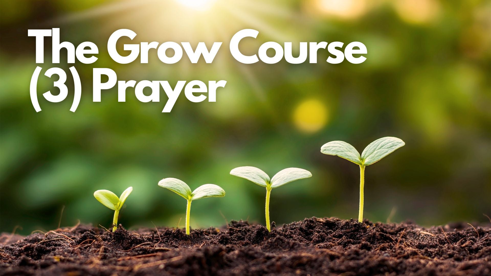 The Grow Course 3 - Prayer