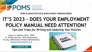 2023 Employment Policy Checkup: Tips and Traps video