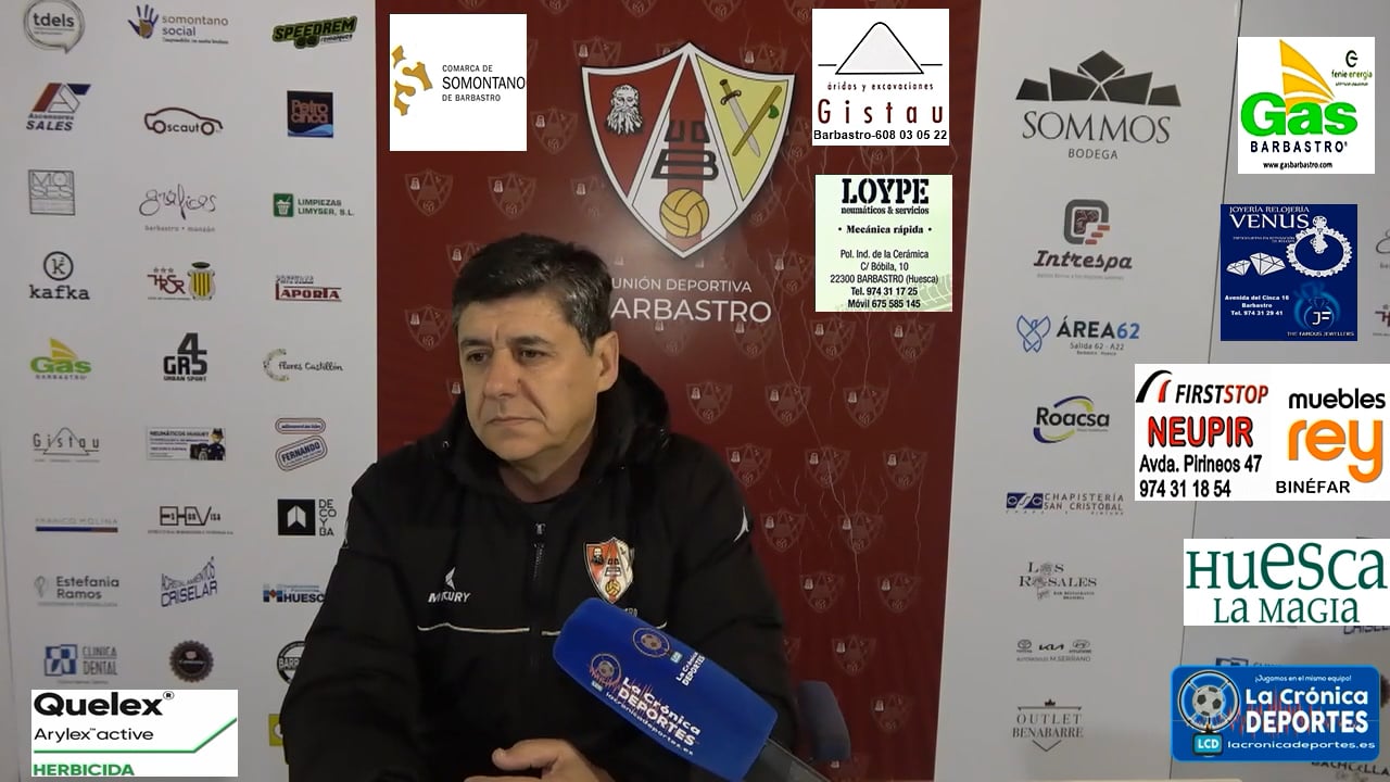 LA PREVIA / UD Barbastro - CD Binéfar / JOSETE (Entrenador Barbastro) Jornada 17 / 3ª División