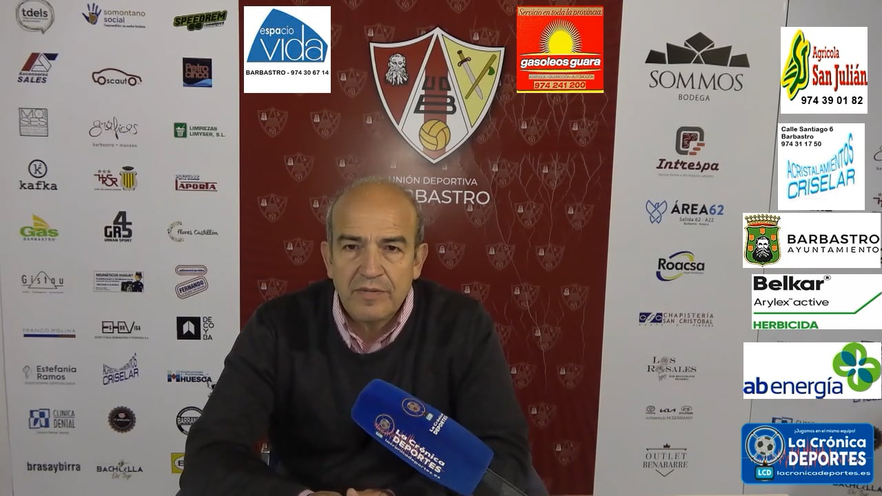 RAFA TORRES (Presidente UD Barbastro) Analizamos la salida de David Salas del equipo, fichajes, instalaciones deportivas "Mucho tienen que cambiar las cosas para continuar la próxima temporada, en lo deportivo estamos en nuestro mejor momento"