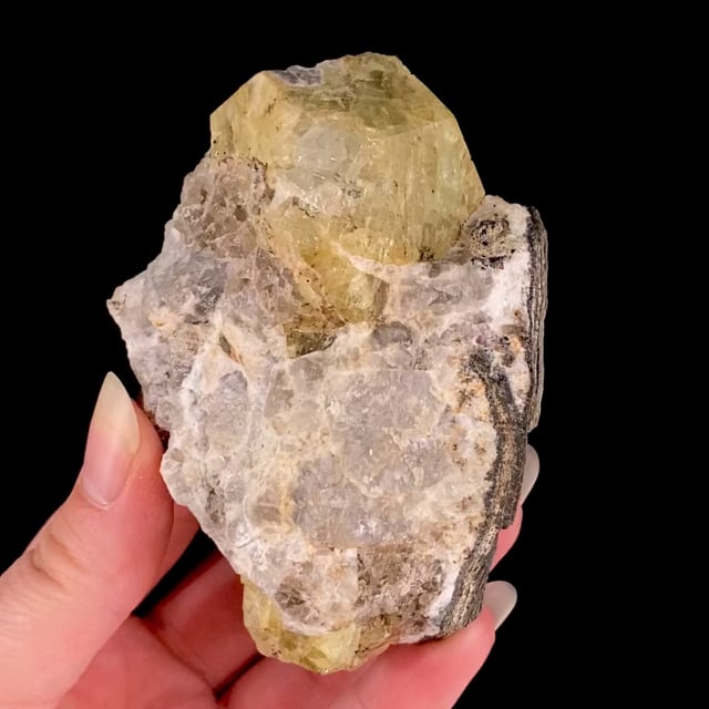 Rhodizite (large crystal)