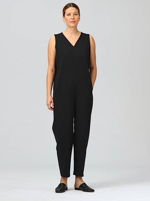 Eileen Fisher Ponte Lantern Ankle Jumpsuit