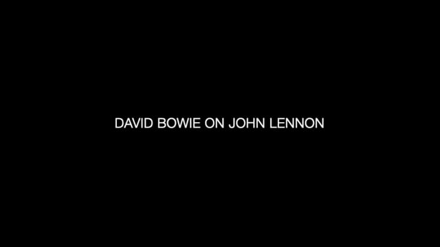 David Bowie — John Lennon