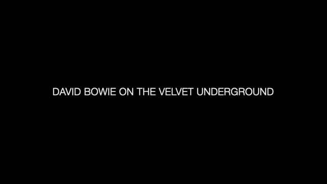 David Bowie — The Velvet Underground