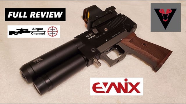 Evanix VIPER Semi Auto PCP Pistol (Full Review) at New England Airgun ...