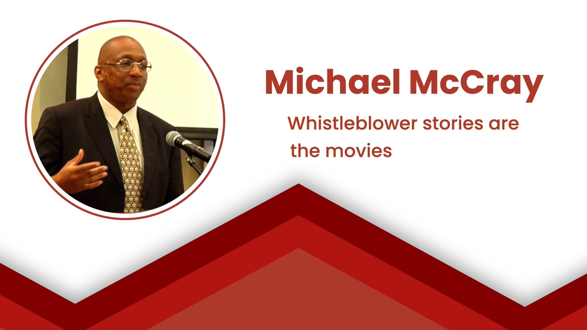 Promotional video thumbnail 1 for Michael McCray: ACORN 8