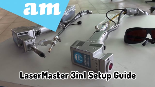 LaserMaster 3in1 Laser Cleaning, Laser Welding and Laser Cutting Machine Setup and Using Guide Demo