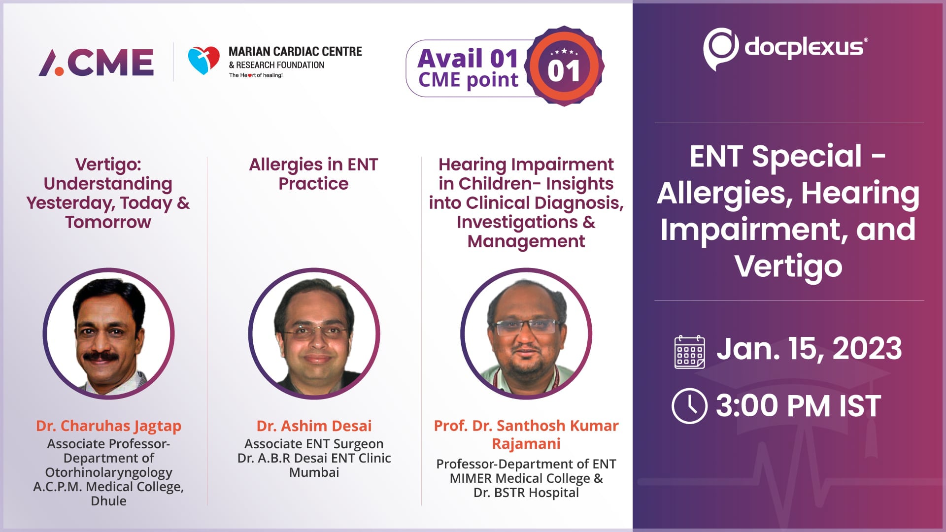 ENT Special - Allergies, Hearing Impairment, and Vertigo