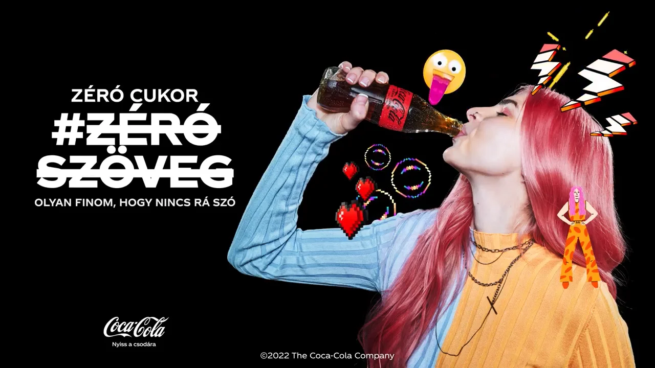 ADDING MULTIMEDIA Coke Zero Congratulates the World Champion