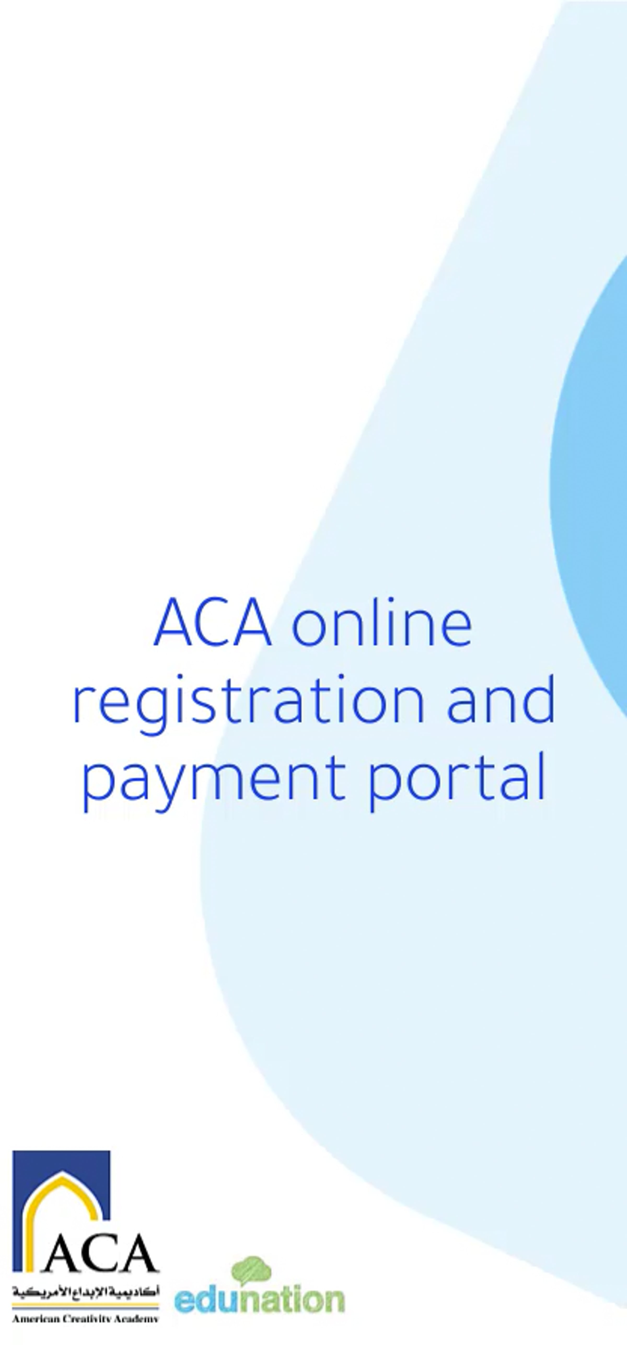 ACA online registration and payment portal-English mobile video ...