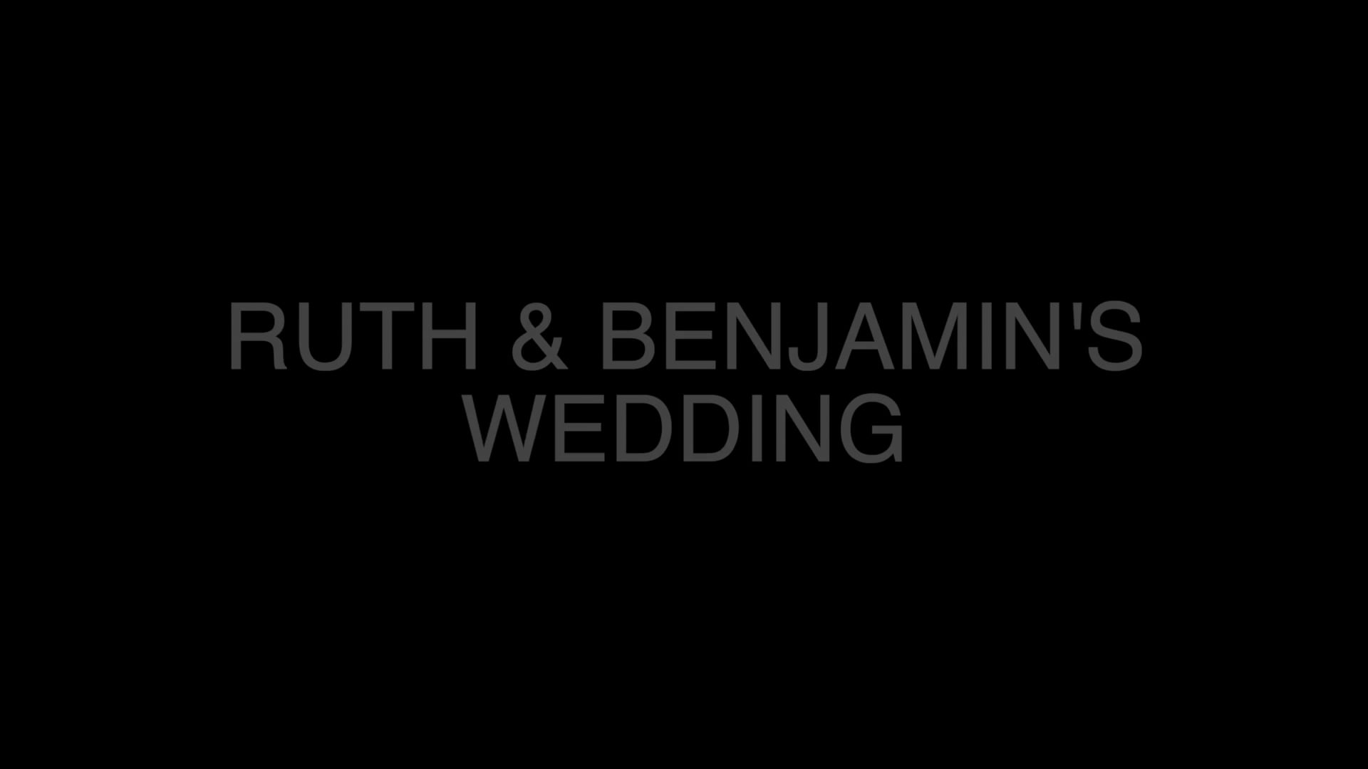 Ruth & Benjamin
