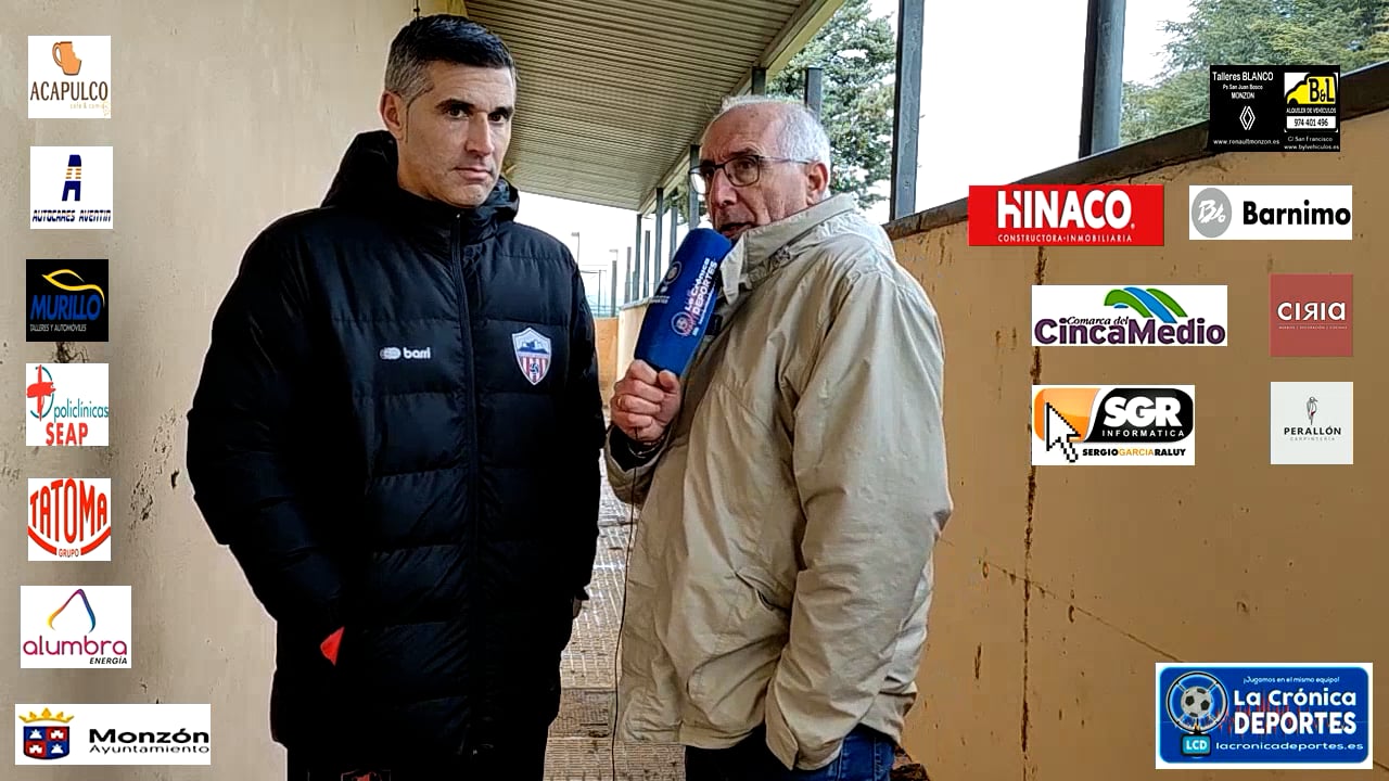 CRISTIAN ABAD (Entrenador Monzón) Calamocha 2-0 At.Monzón  Alumbra / J 17 / 3ª División