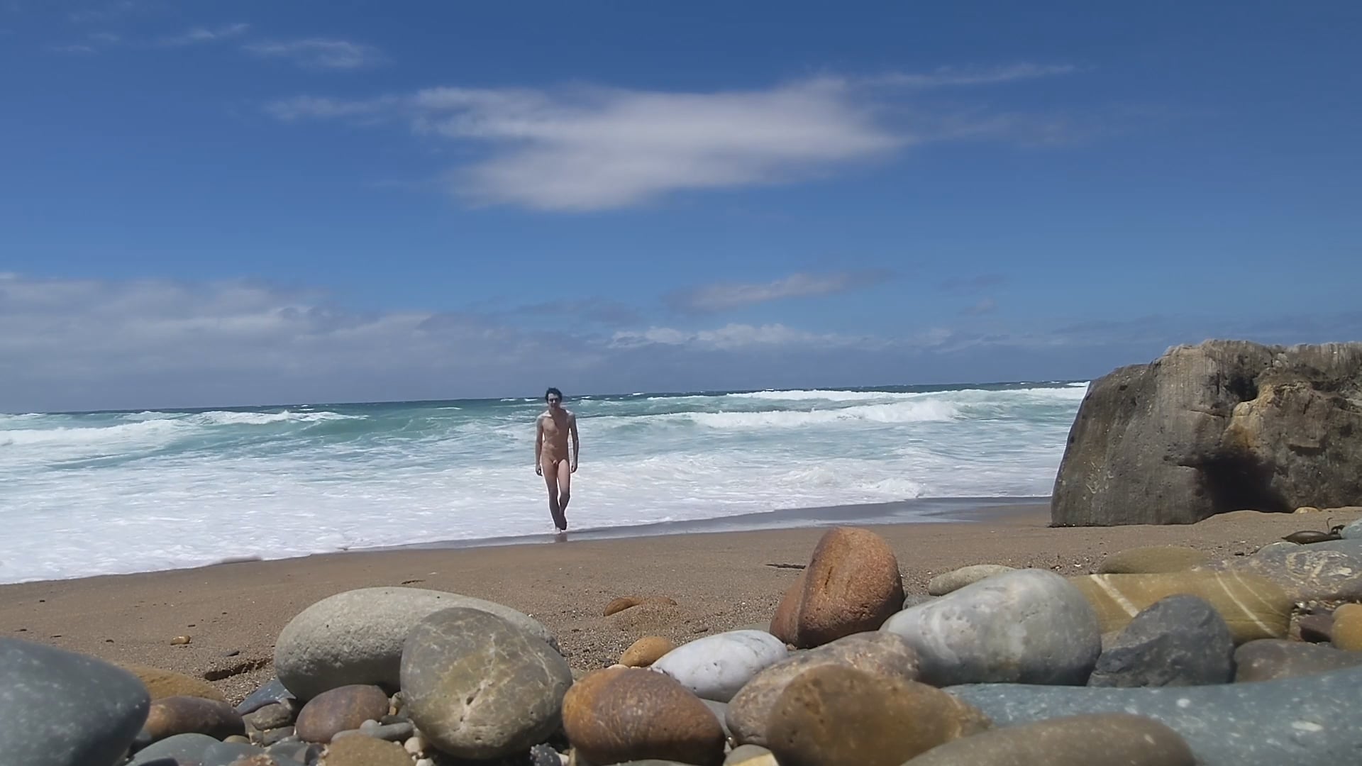 Werrong Beach, nudism and a very stupid shower