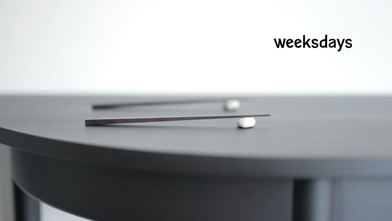 伊藤環さんの石のような箸おき - weeksdays