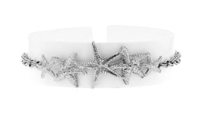 Italian Sterling Silver Starfish Link Bracelet